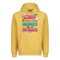 Antique Gold cna because even nurses need heroes Premium Hoodie - MaliasSmallBusiness