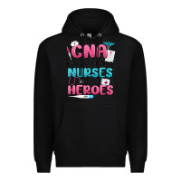 Black cna because even nurses need heroes Premium Hoodie - MaliasSmallBusiness