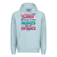 Blue Mist cna because even nurses need heroes Premium Hoodie - MaliasSmallBusiness