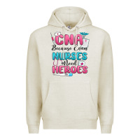Oatmeal Heather cna because even nurses need heroes Premium Hoodie - MaliasSmallBusiness