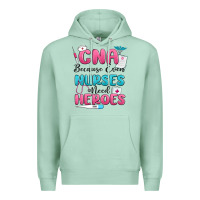 Seafoam cna because even nurses need heroes Premium Hoodie - MaliasSmallBusiness