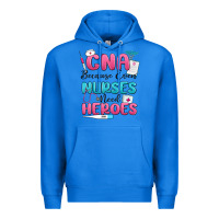 True Royal cna because even nurses need heroes Premium Hoodie - MaliasSmallBusiness