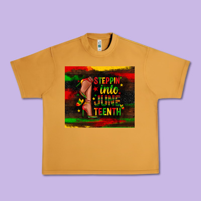 Urban Heavy Tee steppin into juneteenth