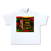 White steppin into juneteenth Urban Heavy Tee - Zillion Design Studio