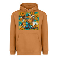 Meerkat sunflowers and cowboy boots with cowhide and glitter tumbler Heavyweight Hoodie - Artiststas
