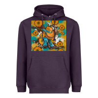 Plum sunflowers and cowboy boots with cowhide and glitter tumbler Heavyweight Hoodie - Artiststas