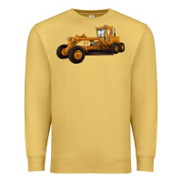 Antique Gold Motor Grader Premium Sweatshirt - LillyAllenDesigns