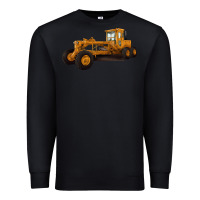 Black Motor Grader Premium Sweatshirt - LillyAllenDesigns