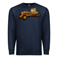Navy Motor Grader Premium Sweatshirt - LillyAllenDesigns
