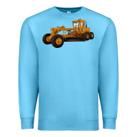 Ocean Blue Motor Grader Premium Sweatshirt - LillyAllenDesigns