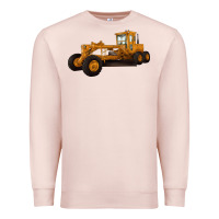 Pale Pink Motor Grader Premium Sweatshirt - LillyAllenDesigns