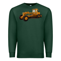 Sports Green Motor Grader Premium Sweatshirt - LillyAllenDesigns