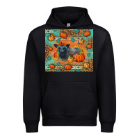 Black Autumn Baby Calf Urban Hoodie - LillyAllenDesigns