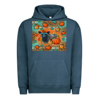 Pigment Midnight Navy Autumn Baby Calf Urban Hoodie - LillyAllenDesigns