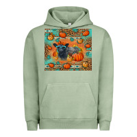 Pigment Oil Green Autumn Baby Calf Urban Hoodie - LillyAllenDesigns