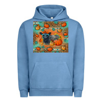 Pigment Pebble Blue Autumn Baby Calf Urban Hoodie - LillyAllenDesigns