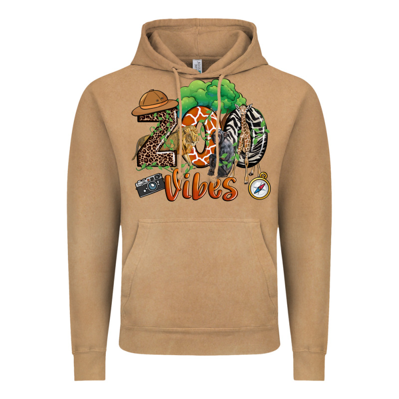 Zoo Vibes Vintage Hoodie by JahusDesignShop | Teevron