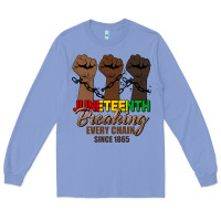 Colony Blue breaking every chain since 1865 Long Sleeve Tee - HRA Design Shop