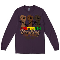 Plum breaking every chain since 1865 Long Sleeve Tee - HRA Design Shop