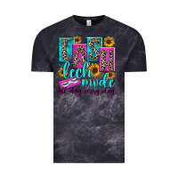 Cloud Black lash tech mode all day every day Vintage Tee - texasbilliewilder