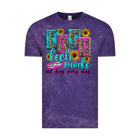 Cloud Purple lash tech mode all day every day Vintage Tee - texasbilliewilder