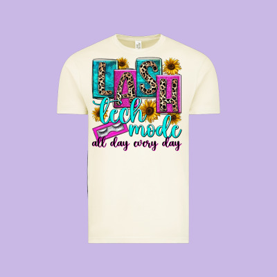 Vintage Tee lash tech mode all day every day