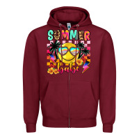 Burgundy summer babe Zipper Hoodie - JahusDesignShop