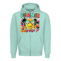 Seafoam summer babe Zipper Hoodie - JahusDesignShop