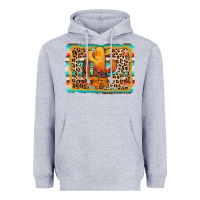 Heather Grey cactus western leopard Heavyweight Hoodie - AdoDesignShop