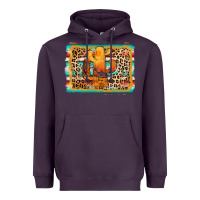 Plum cactus western leopard Heavyweight Hoodie - AdoDesignShop