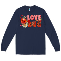 Navy love bug Long Sleeve Tee - FaDigitalArtStudio