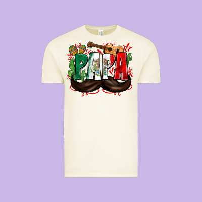 Papa Mexico Vintage Tee Designed By Zillion Design Studio