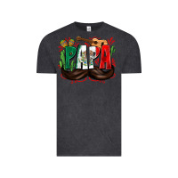 Vintage Black papa mexico Vintage Tee - Zillion Design Studio