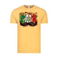 Vintage Mustard papa mexico Vintage Tee - Zillion Design Studio