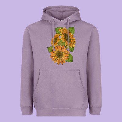 Sunflowers B Heavyweight Hoodie Designed By Artiststas