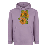 Lavender sunflowers b Heavyweight Hoodie - Artiststas