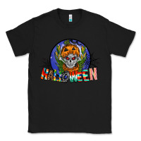 Black halloween Classic Tee - CowhideDigitalArt
