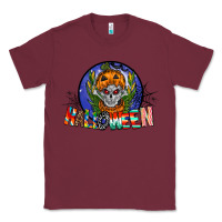 Burgundy halloween Classic Tee - CowhideDigitalArt