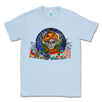 Dusty Blue halloween Classic Tee - CowhideDigitalArt
