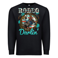 Black rodeo darling Premium Sweatshirt - BarkalooDesign