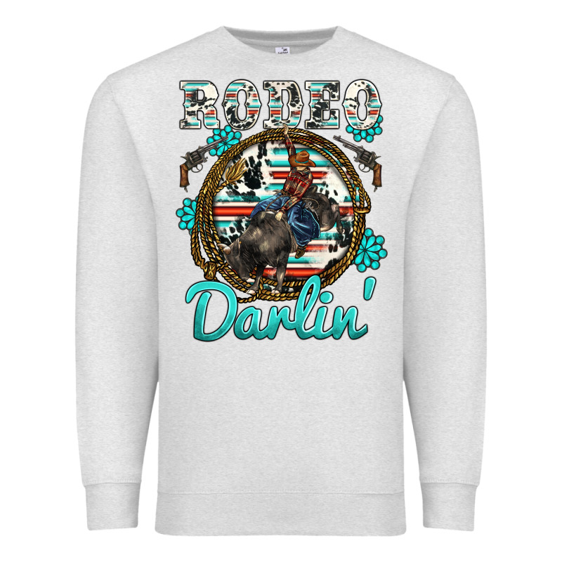 Rodeo Darling Premium Sweatshirt by BarkalooDesign | Teevron