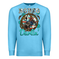 Ocean Blue rodeo darling Premium Sweatshirt - BarkalooDesign