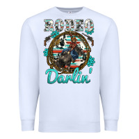 White rodeo darling Premium Sweatshirt - BarkalooDesign