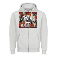 Dove Grey have the day you deserve skull and rose Zipper Hoodie - JahusDesignShop
