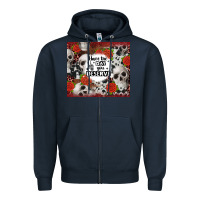 Navy have the day you deserve skull and rose Zipper Hoodie - JahusDesignShop