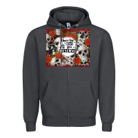 Have The Day You Deserve Skull And Rose Zipper Hoodie | Teevron