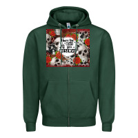 Sports Green have the day you deserve skull and rose Zipper Hoodie - JahusDesignShop