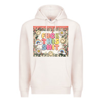 Pale Pink fuck this shit Premium Hoodie - MaliasSmallBusiness