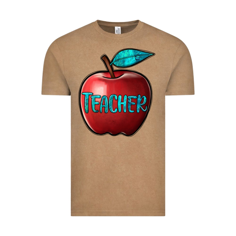 Apple Teacher Vintage Tee by BarkalooDesign | Teevron