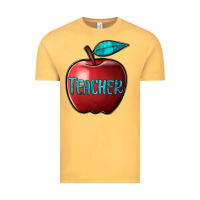 Vintage Mustard apple teacher Vintage Tee - BarkalooDesign